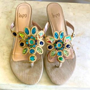 Impo sandals with jewels size 8